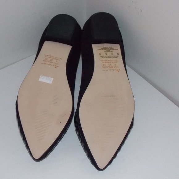 Atelier mix black leather suede flats shoe size 6 - Picture 7 of 7